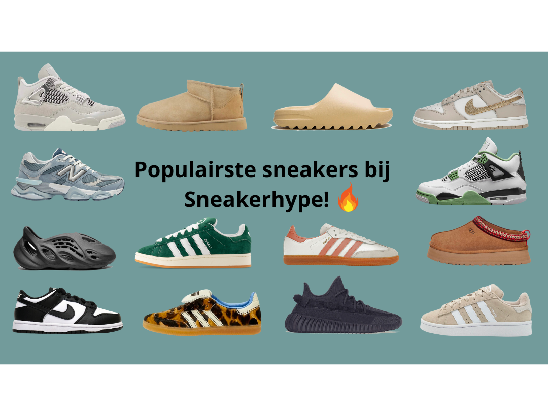 Dit zijn de meest populaire sneakers bij Sneakerhype op dit moment