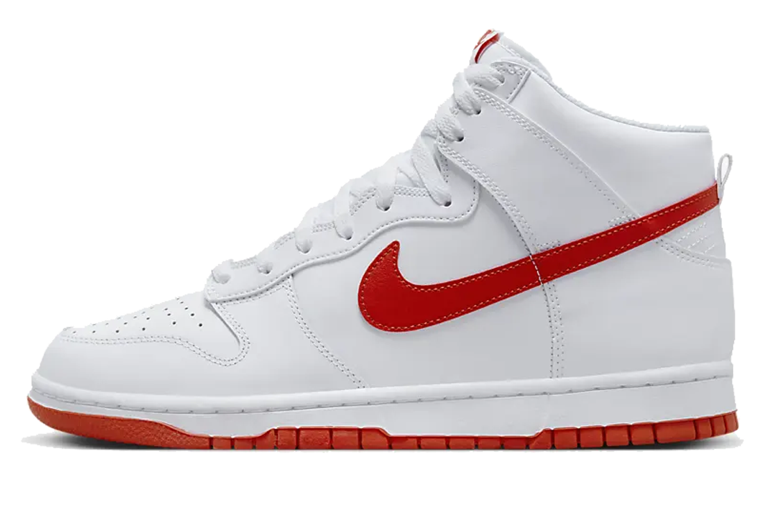 Nike Dunk High 'White Picante Red'