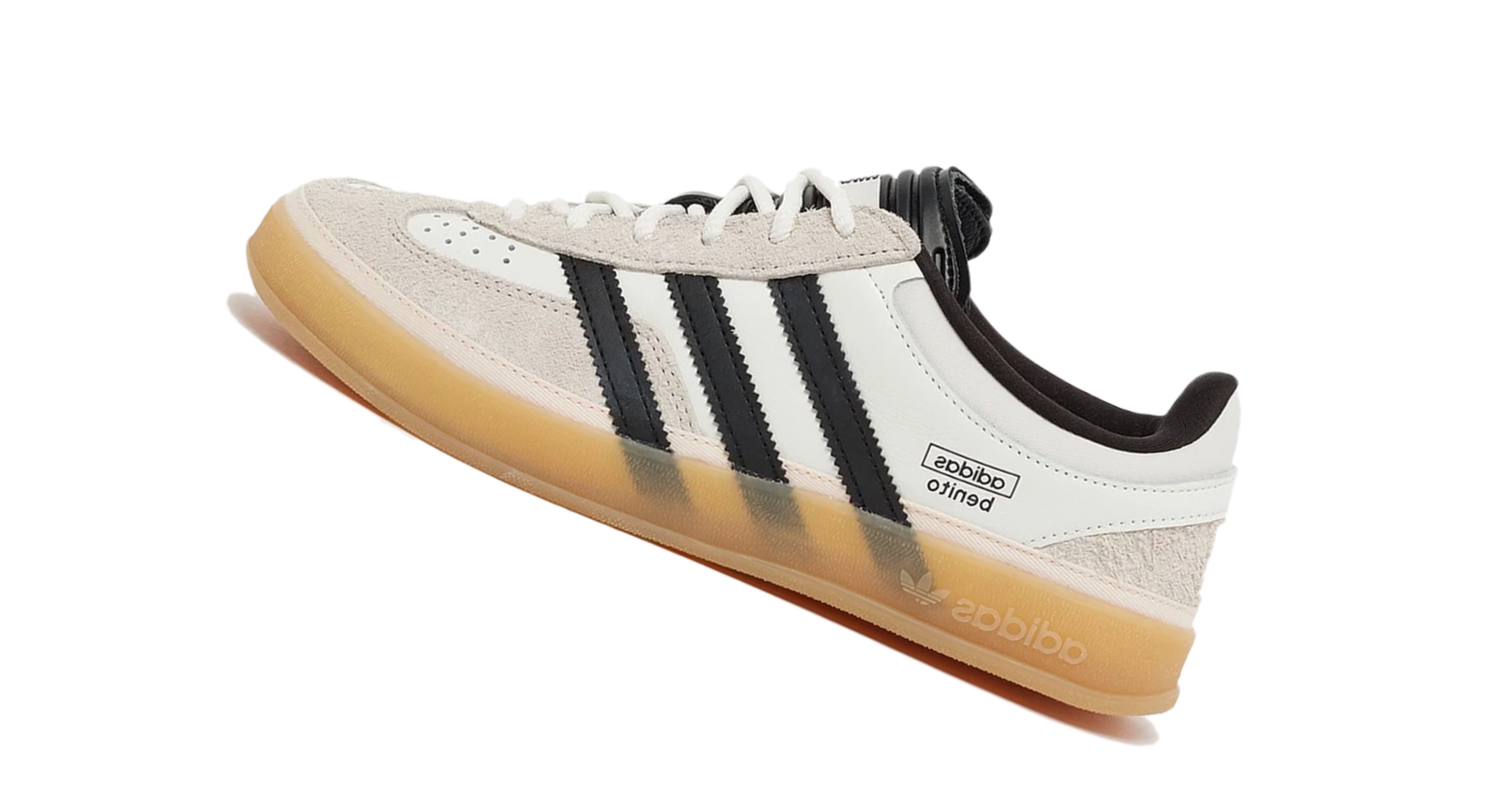 A clasic Bad Bunny x Adidas Gazelle Indoor Benito twist