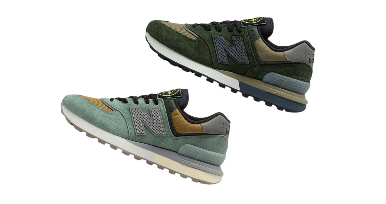 Stone Island X New Balance 574 Legacy New Release June 2024