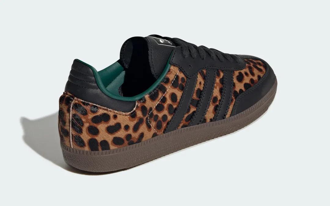 adidas Samba Leopard Print (W) Black Green