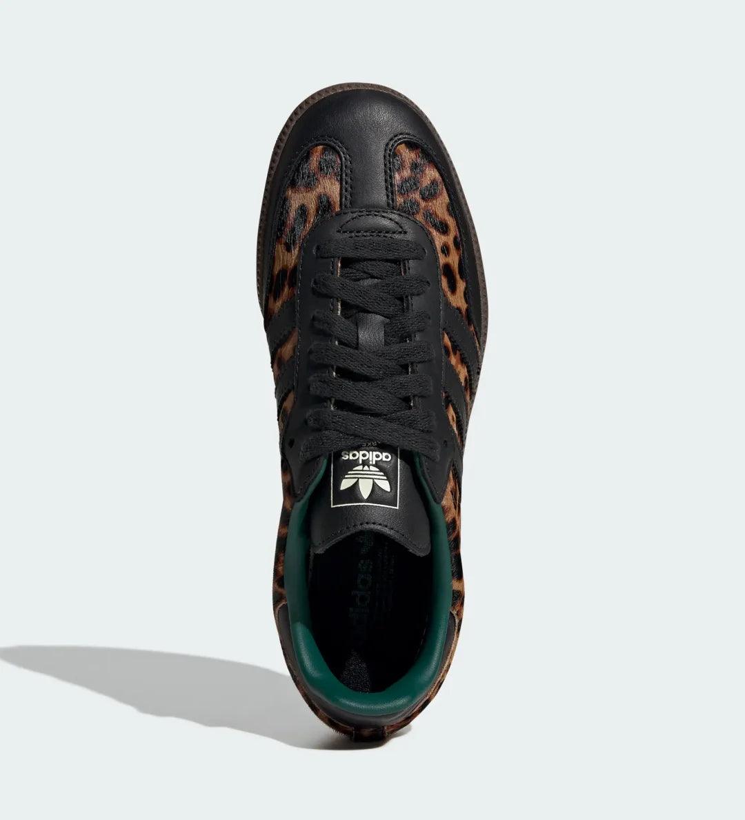 adidas Samba Leopard Print (W) Black Green