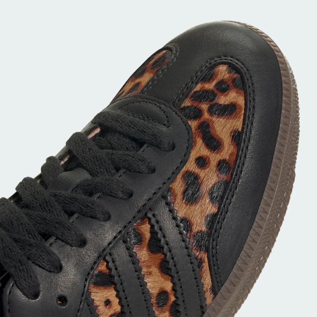 adidas Samba Leopard Print (W) Black Green