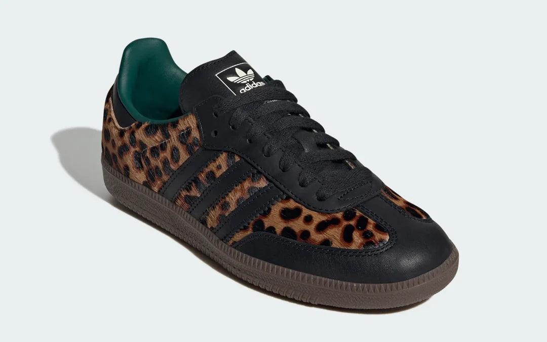 adidas Samba Leopard Print (W) Black Green