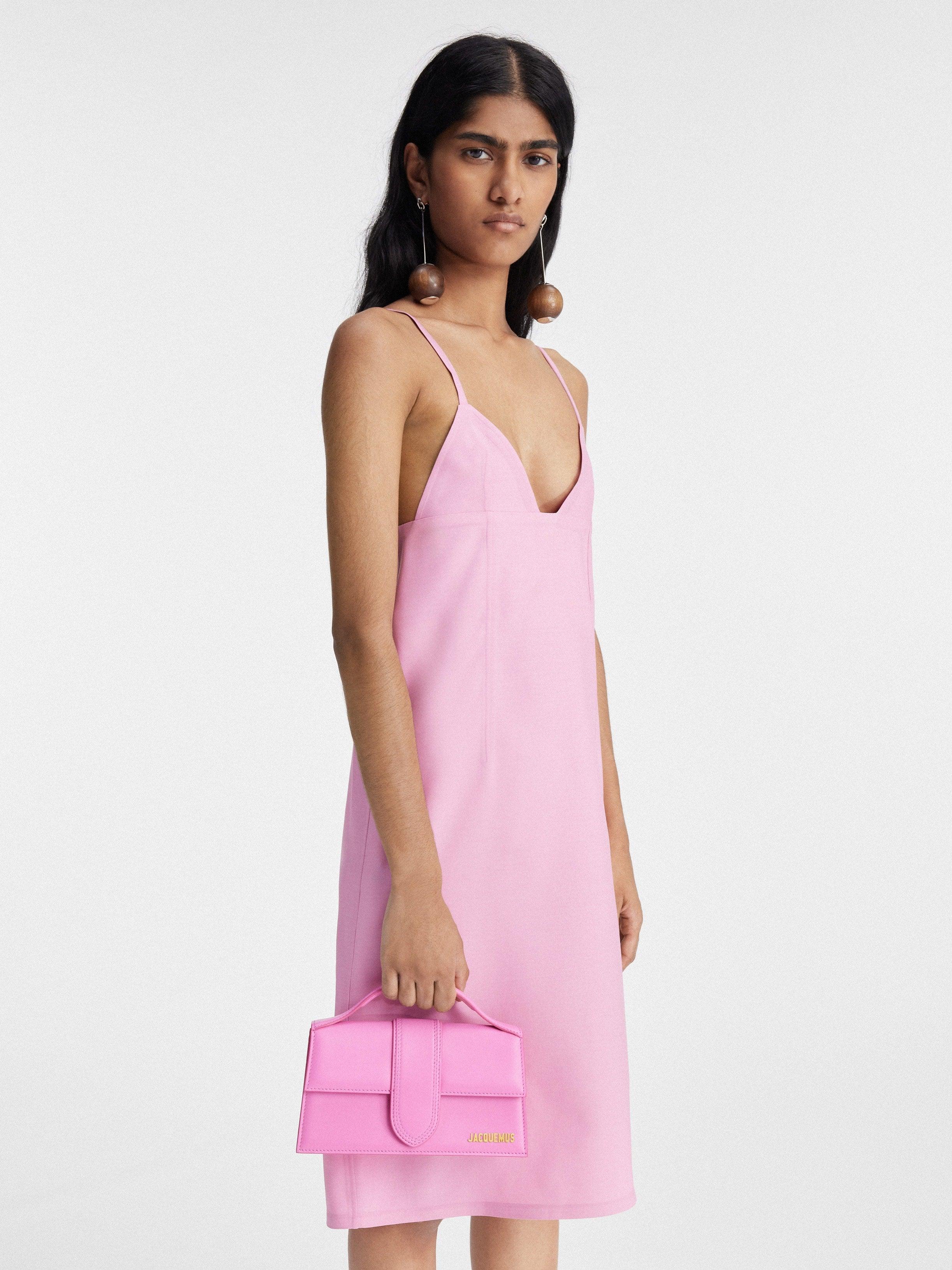 Jacquemus Le Grand Bambino Neon Pink