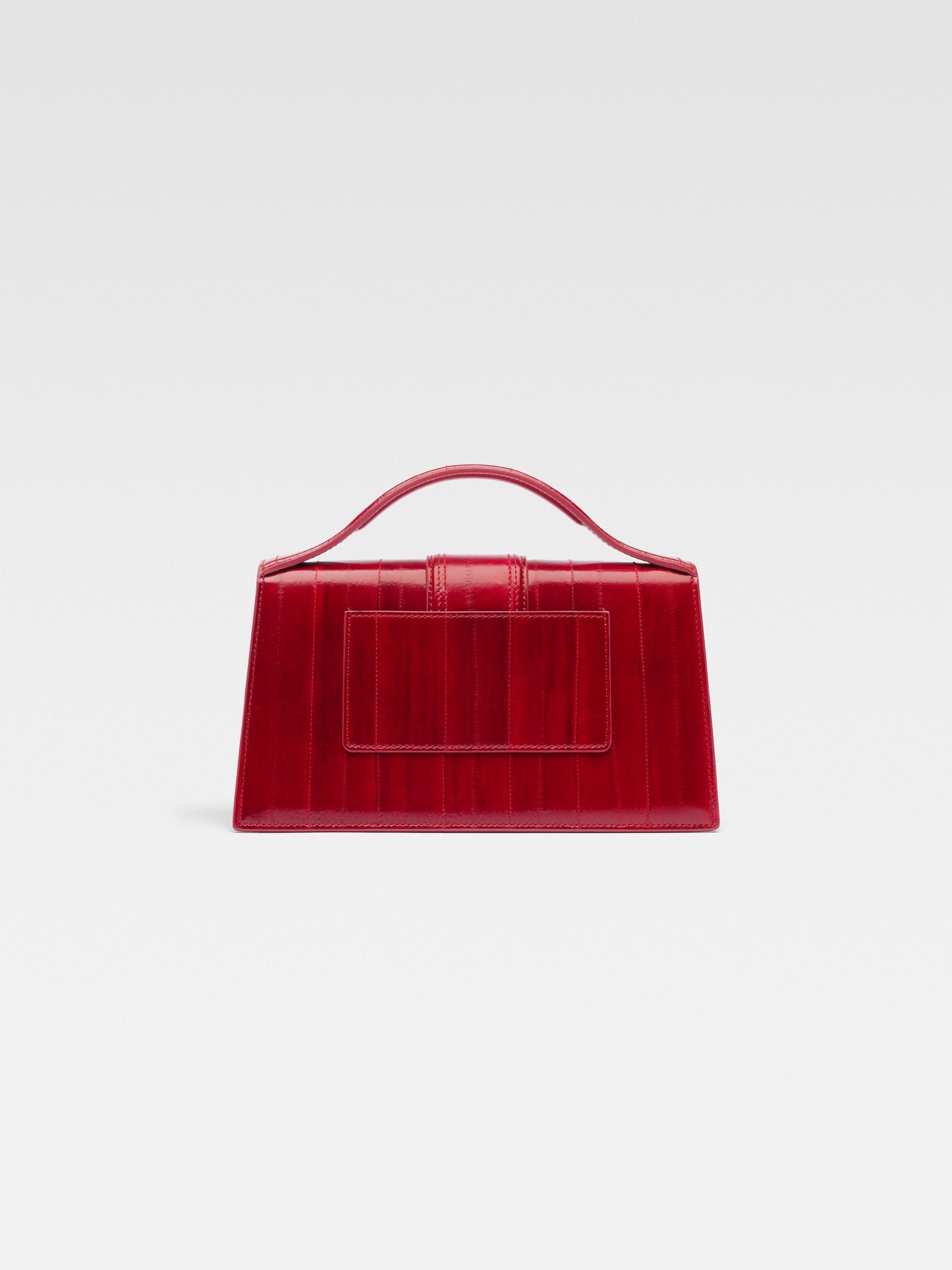 Jacquemus Le Grand Bambino Dark Red Paint