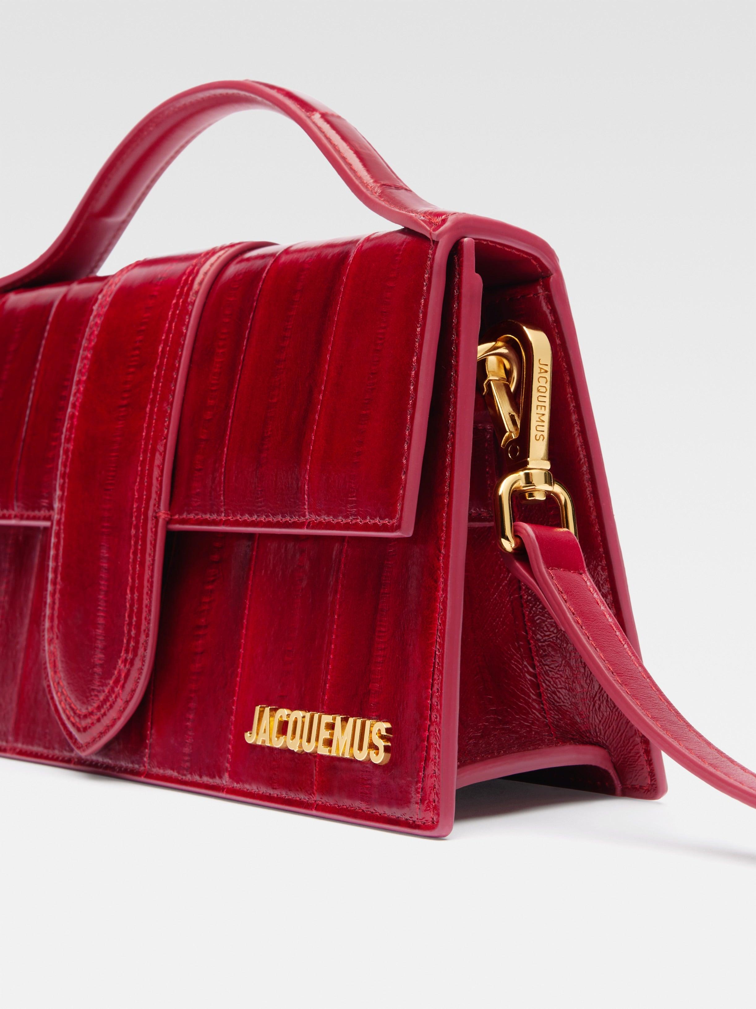 Jacquemus Le Grand Bambino Dark Red Paint