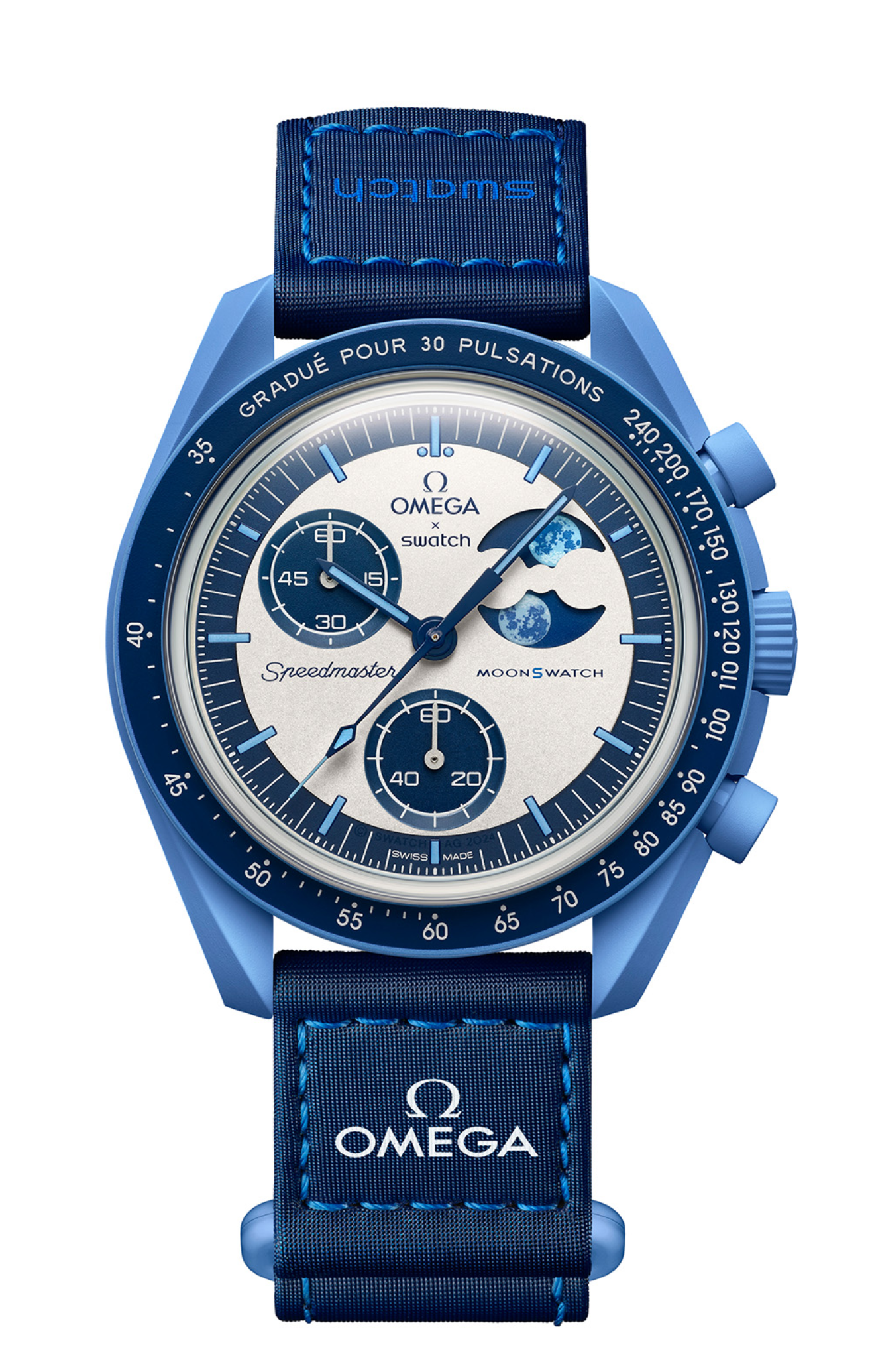 Swatch x Omega Moonswatch Mission to the Super Blue Moonphase SO33N700