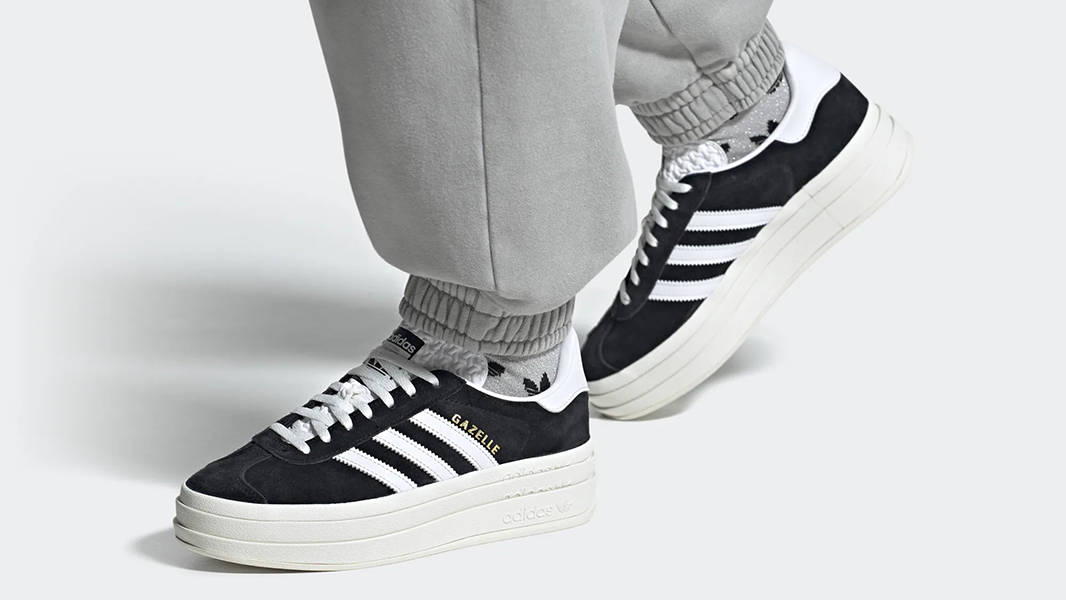 adidas Gazelle Bold Core Black White W