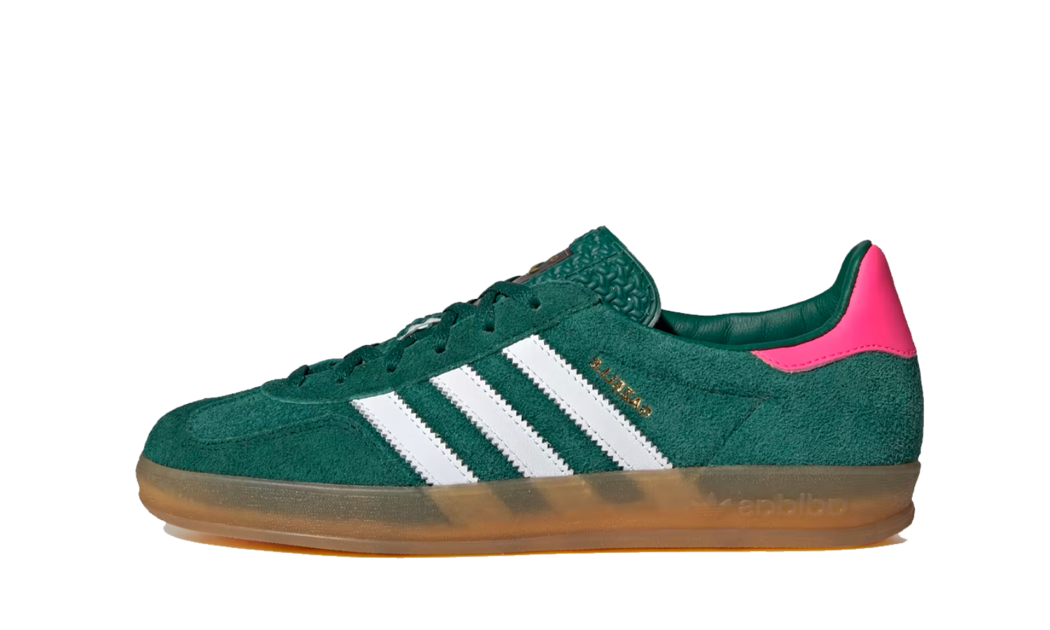 Ad*s gazelle indoor collegiate green lucid pink (women''s)