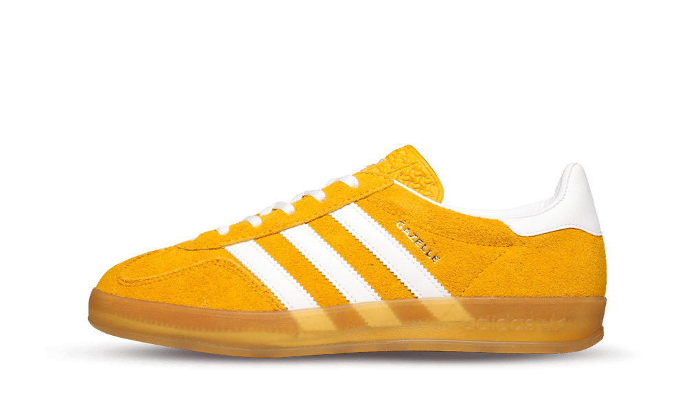 Adidas originals gazelle indoor yellow best sale