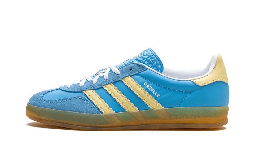 Ad*s gazelle indoor semi blue burst almost yellow (w)