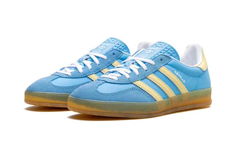 Ad*s gazelle indoor semi blue burst almost yellow (w)