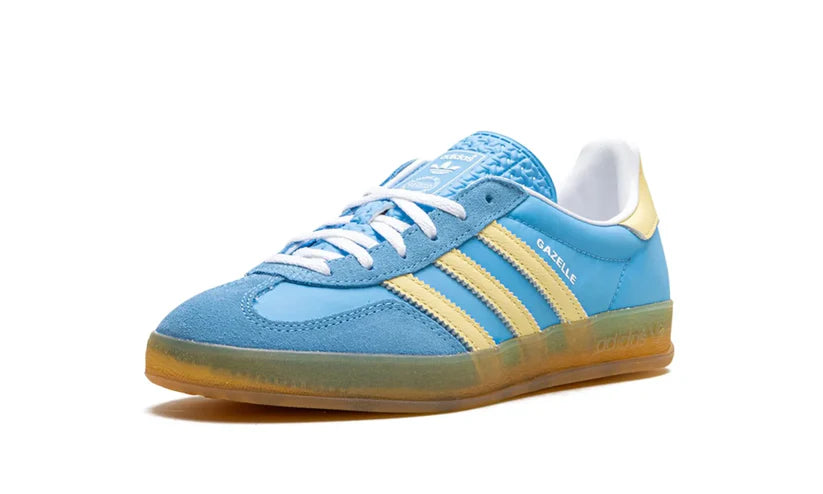 Ad*s gazelle indoor semi blue burst almost yellow (w)