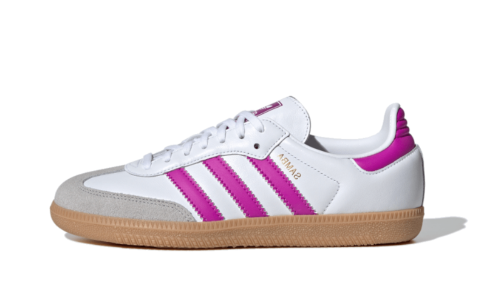 Ad*s samba og white purple