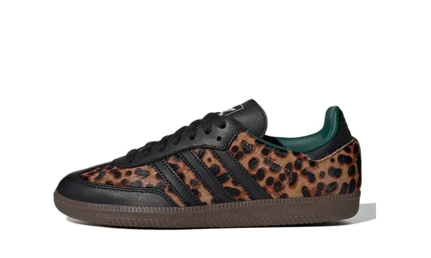 adidas Samba Leopard Print (W) Black Green