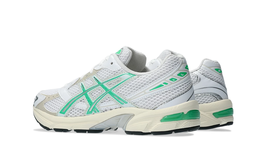 As*ic*s gel-1130 white malachite green off white midsole (w)