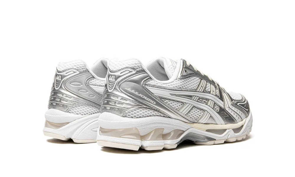 As*ic*s gel-kayano 14 jjjjound silver white