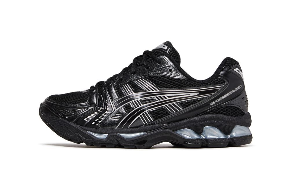 As*ic*s gel-kayano 14 pure black silver