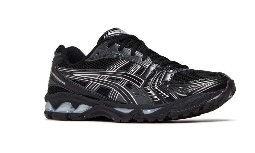 As*ic*s gel-kayano 14 pure black silver