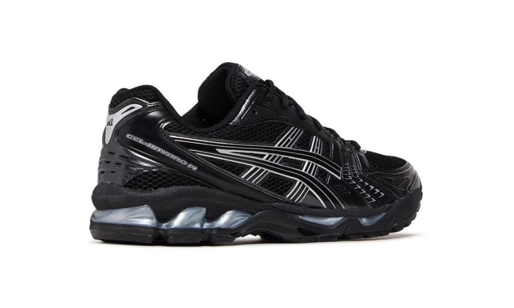 As*ic*s gel-kayano 14 pure black silver