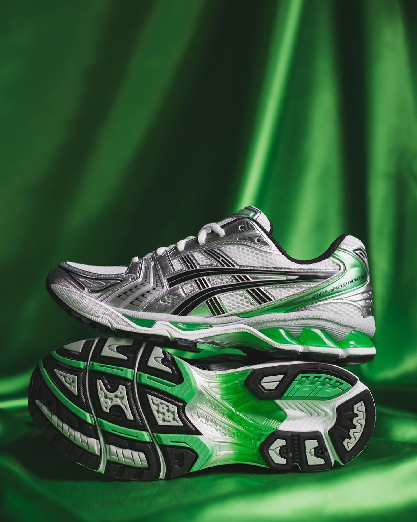 ASICS Gel-Kayano 14 White Malachite Green - Sneakerhype