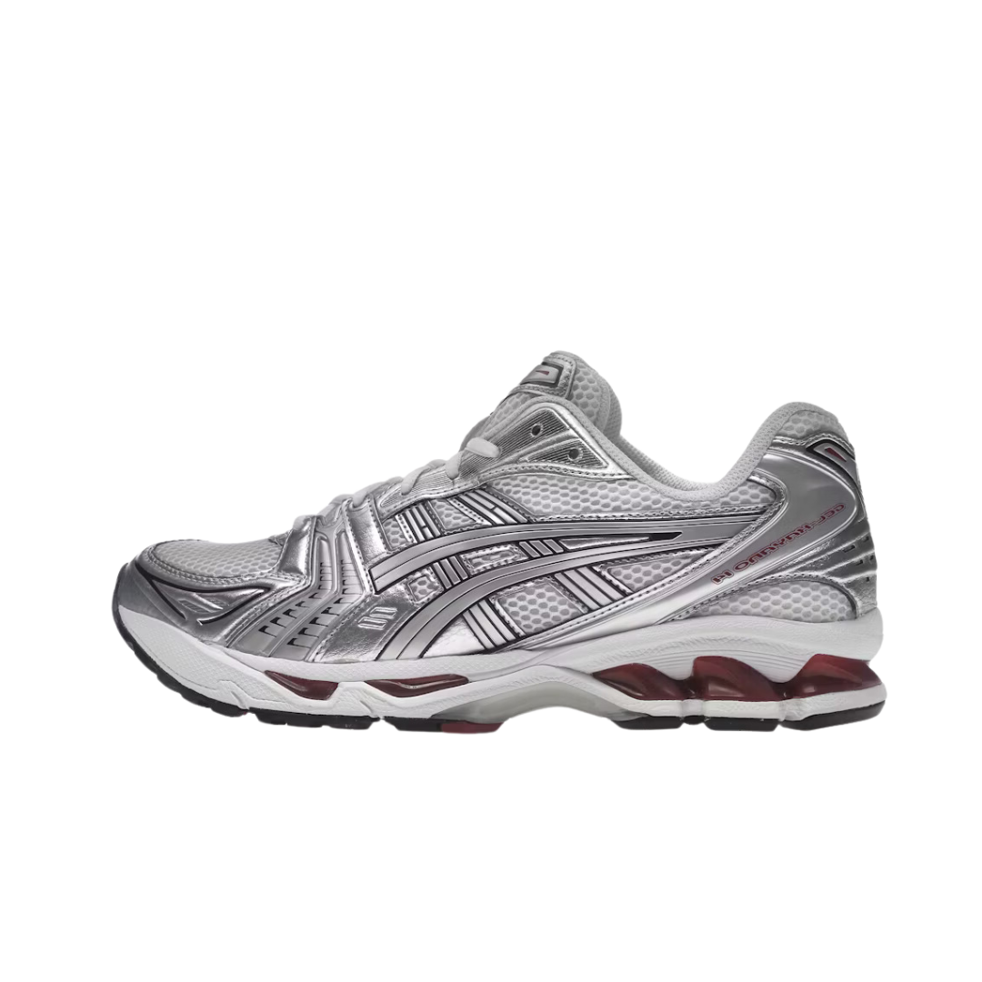 As*ic*s gel-kayano 14 white pure silver