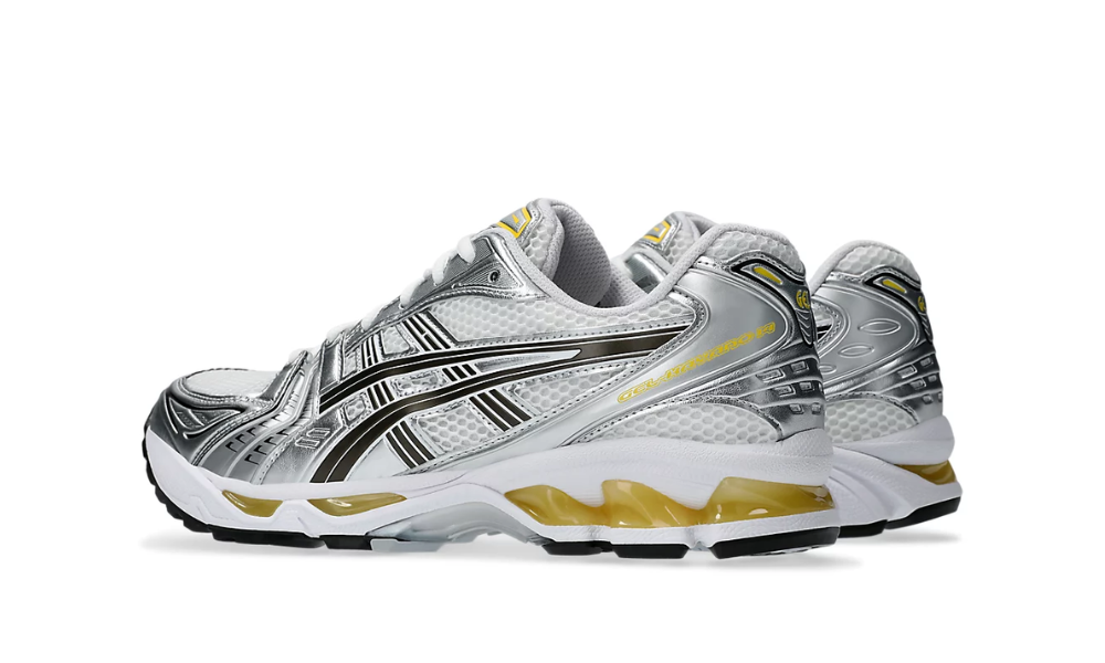 As*ic*s gel-kayano 14 white tai chi yellow