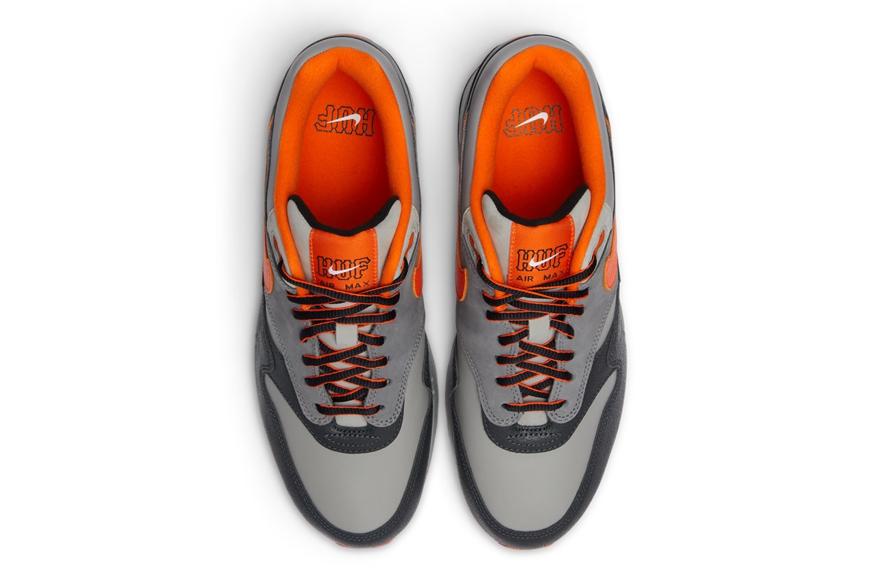 Nike Air Max 1 HUF Anthracite Brilliant Orange