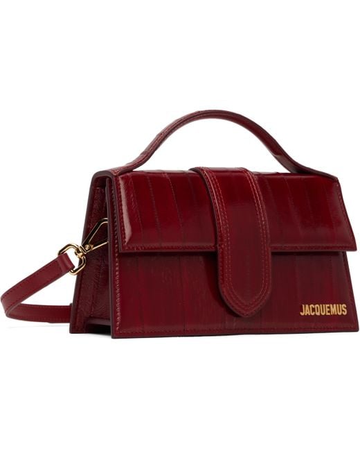 Jacquemus Le Grand Bambino Dark Red Paint