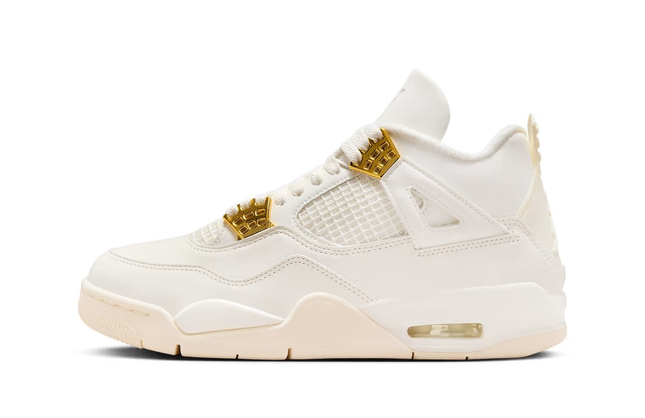 Jordan 4 Sail and Metallic Gold (W)