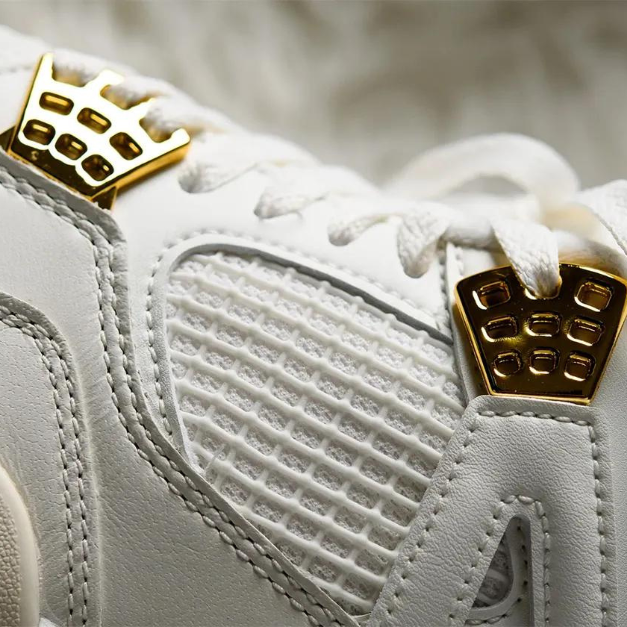 Jordan 4 Sail and Metallic Gold (W)