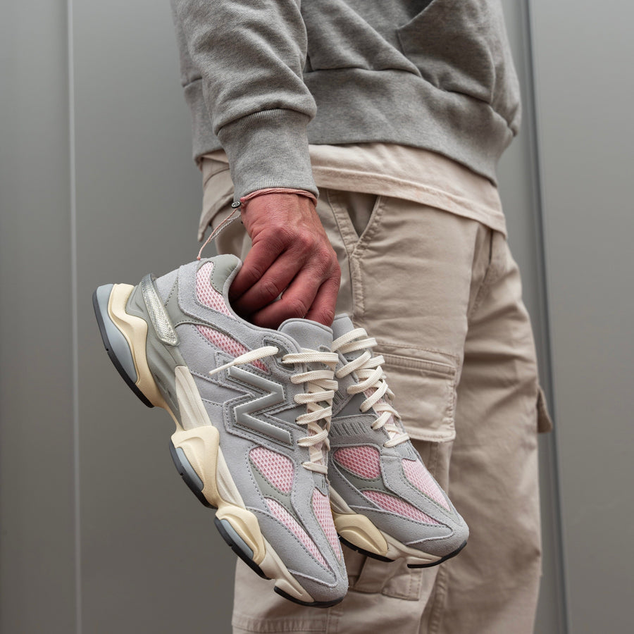 New balance pink and gray best sale