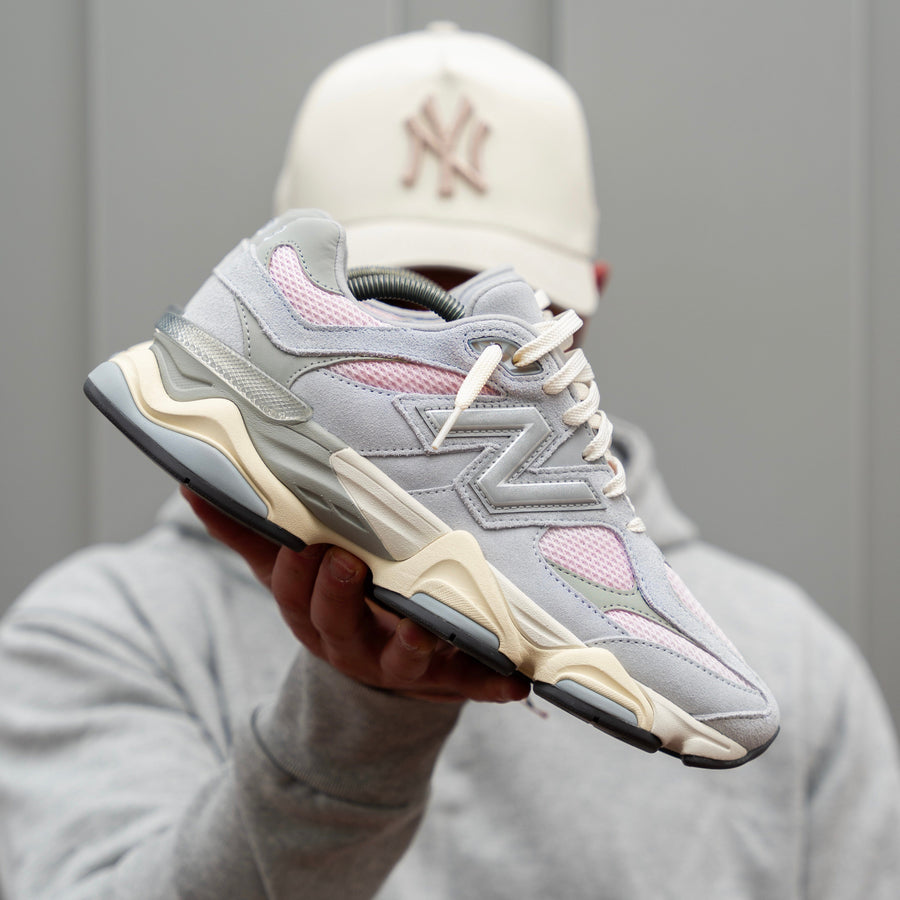 Pink grey new balance orders shoes