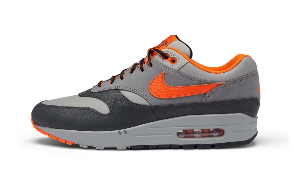 Nike Air Max 1 HUF Anthracite Brilliant Orange