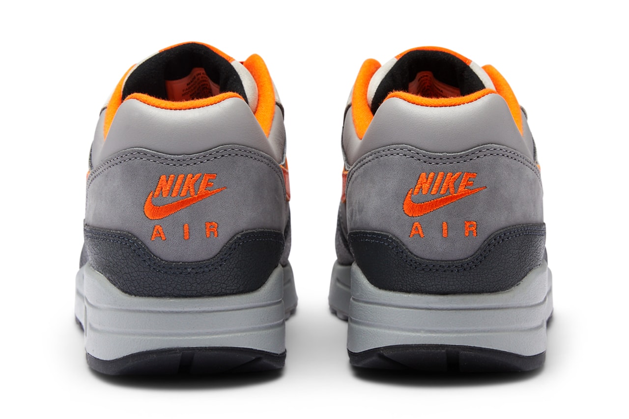 Nike Air Max 1 HUF Anthracite Brilliant Orange