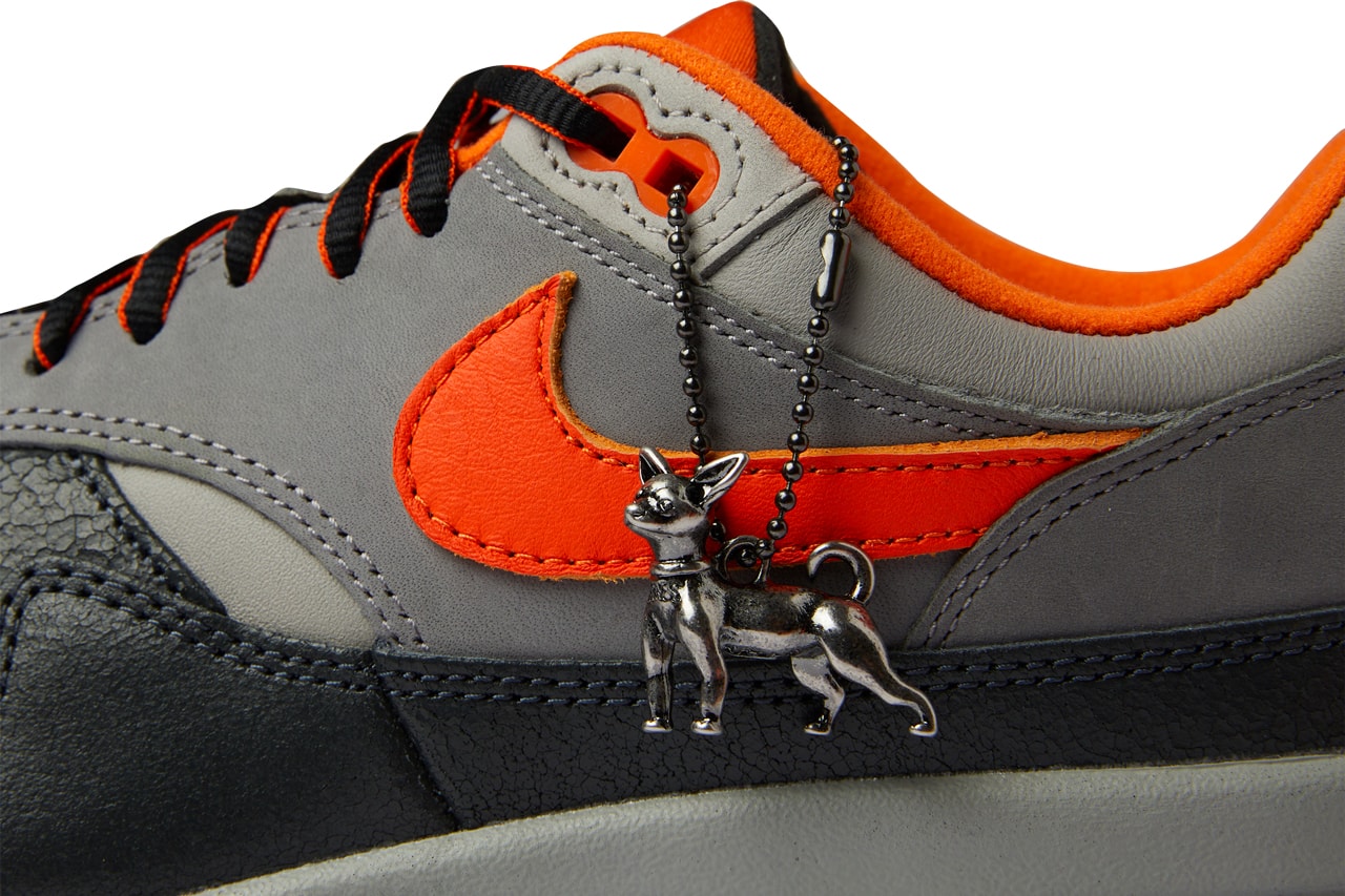 Nike Air Max 1 HUF Anthracite Brilliant Orange