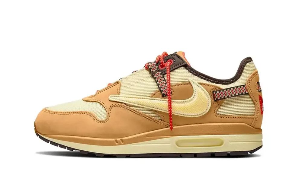 Nike Air Max 1 Travis Scott Cactus Jack Wheat Lemon Drop - Sneakerhype