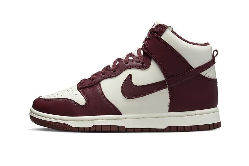 Nike Dunk High 'Burgundy Crush'