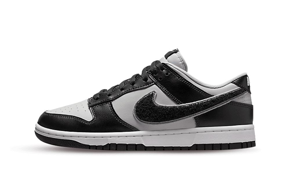 Nike Dunk Low Chenille Swoosh ''Black Grey''