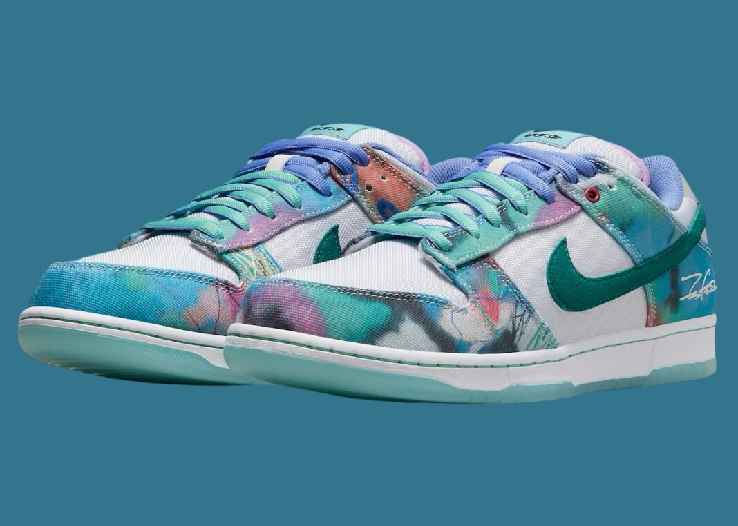 Nike SB Dunk Low Futura Laboratories Bleached Aqua