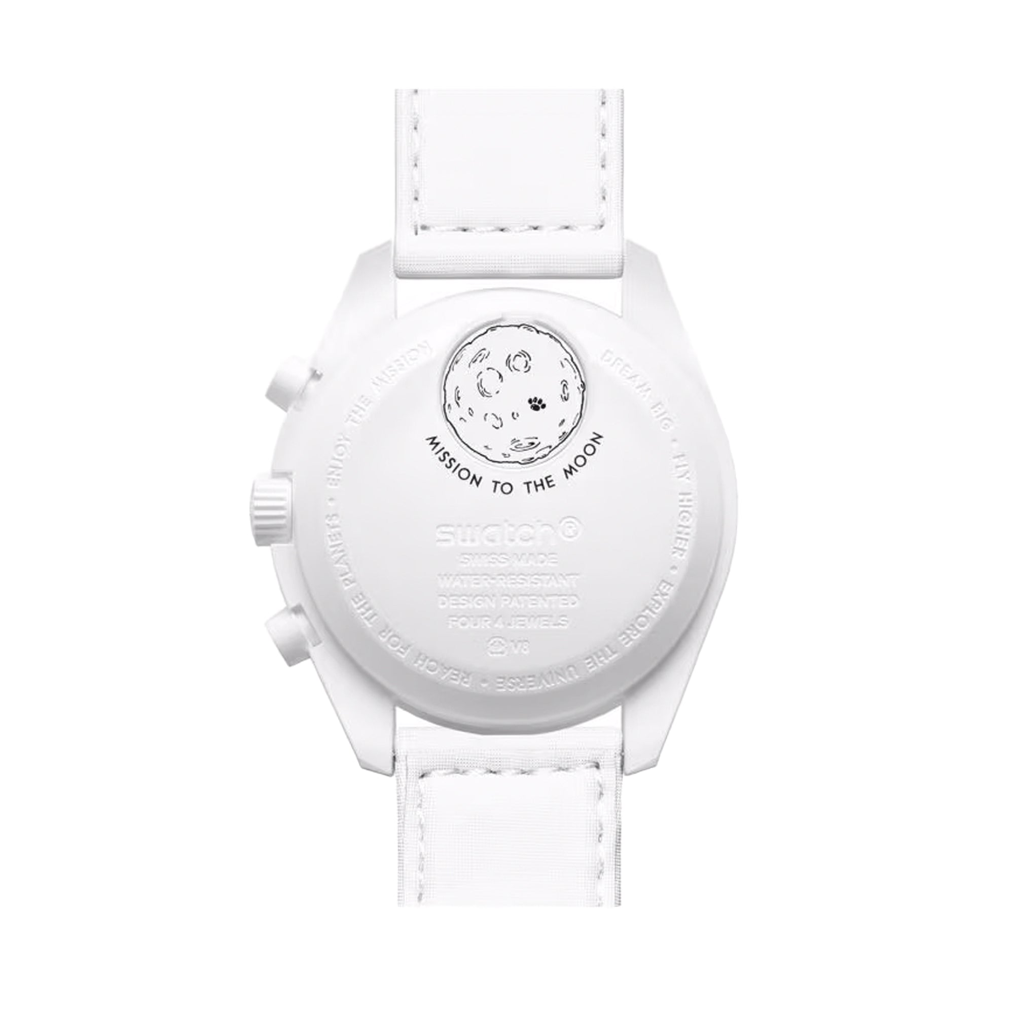 Swatch x Omega Moonswatch Mission to Moonphase Snoopy White