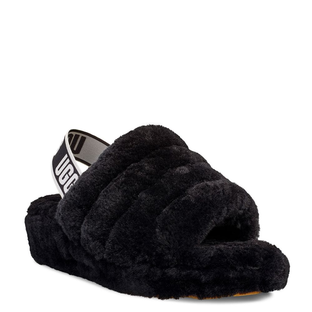 UGG Fluff Yeah Slide Black (Women