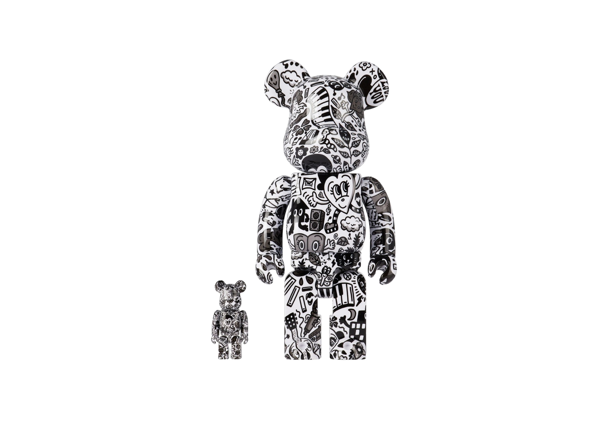 400% & 100% Bearbrick Set - Chocomoo