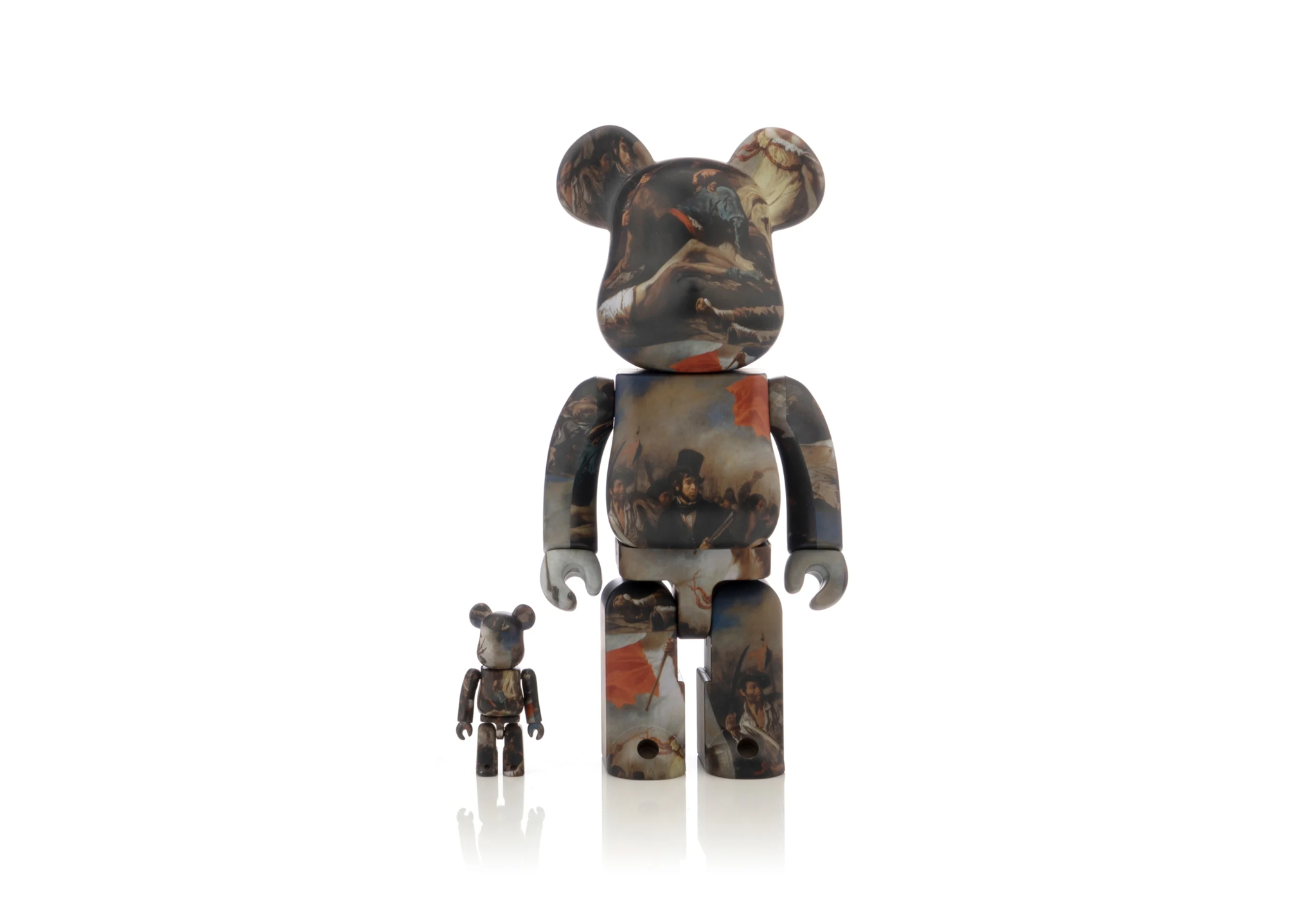 400% & 100% Bearbrick set - Eugène Delacroix (Liberty Leading the People)