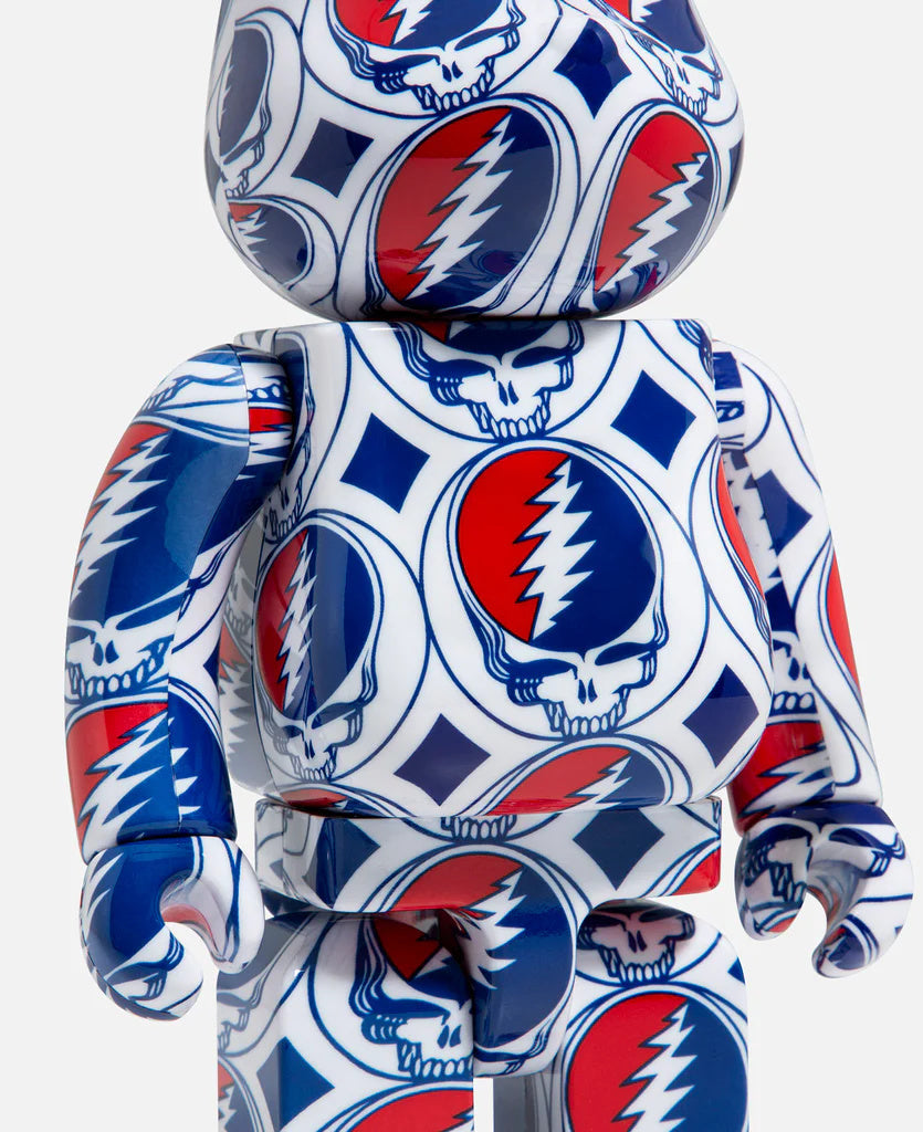 400% & 100% Bearbrick set - Grateful Dead (Steal Your Face)