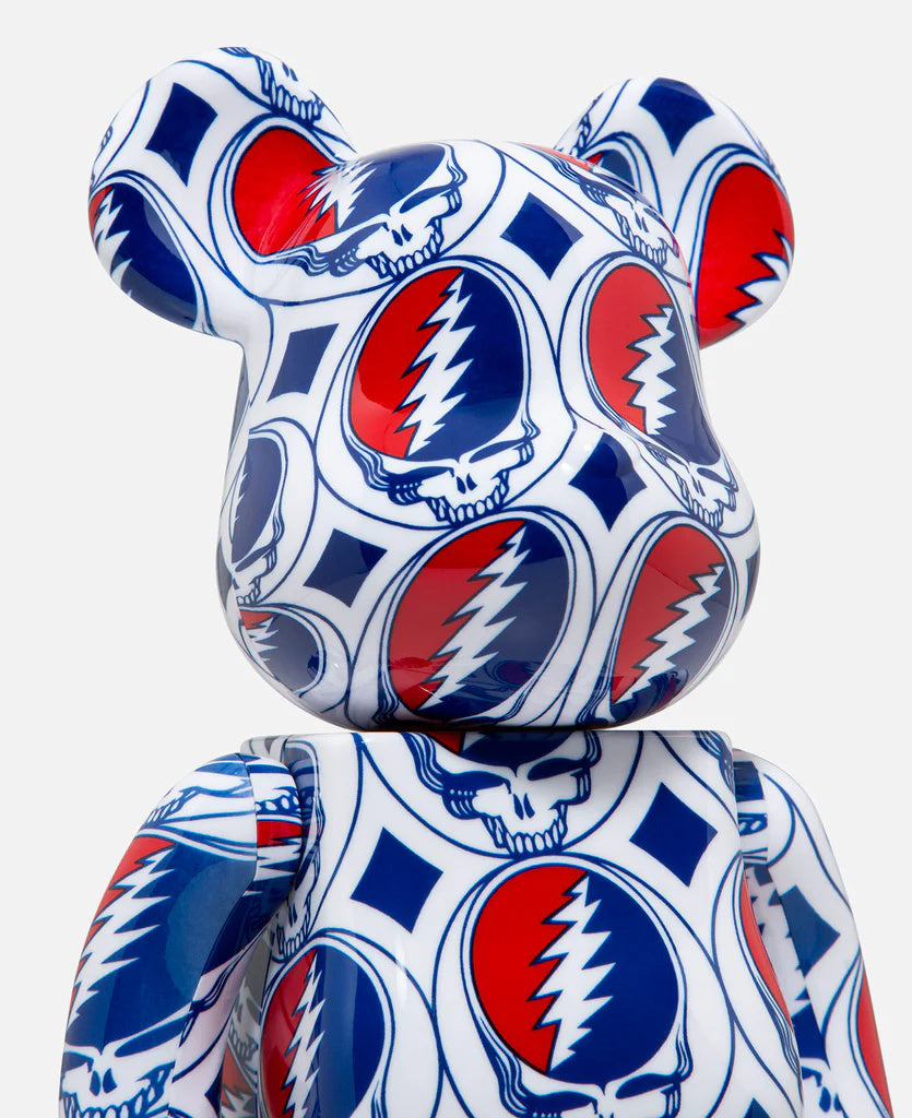 400% & 100% Bearbrick set - Grateful Dead (Steal Your Face)