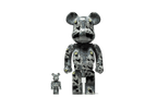 400% & 100% Bearbrick set - Riot Cop (Brandalism x Banksy)