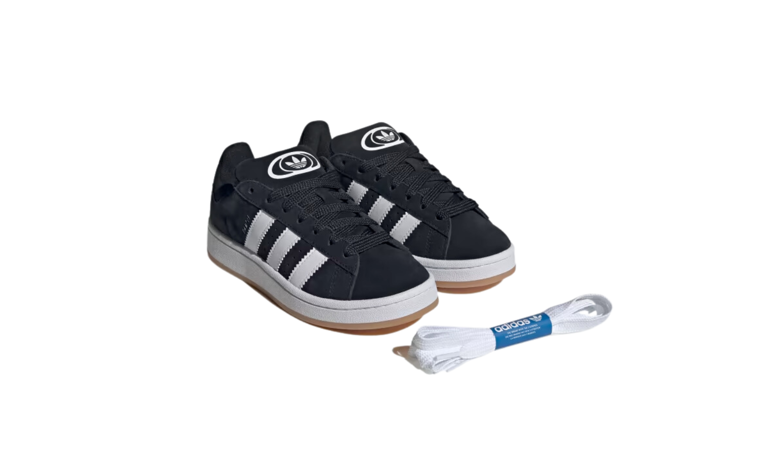 Ad*s campus 00s black white gum (gs)