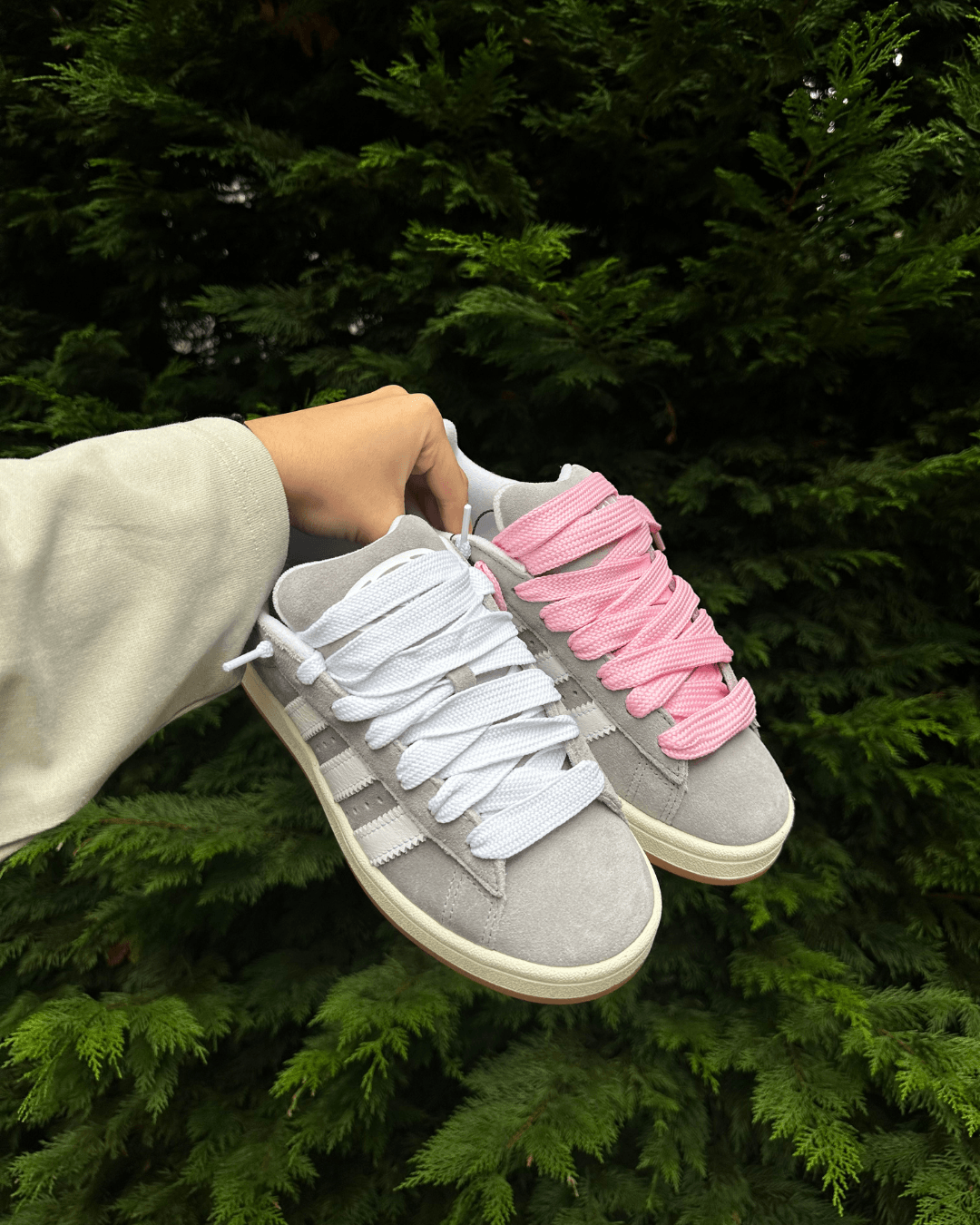 Adidas campus grau rosa online